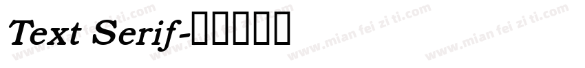 Text Serif字体转换